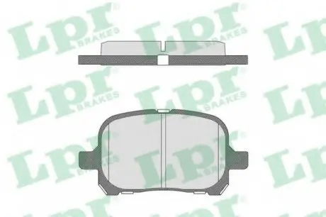 Тормозные колодки дисковые LPR 05P712