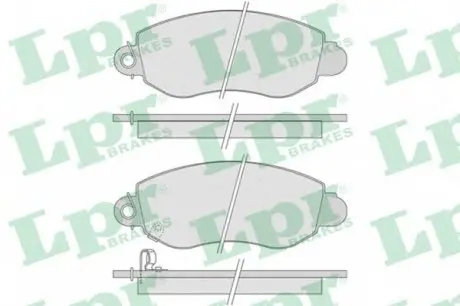 Тормозные колодки дисковые LPR 05P775