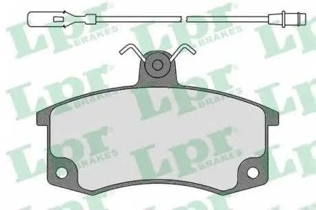 Тормозные колодки дисковые LPR 05P988