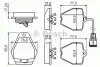 Тормозные колодки AUDI A8 "F "94-98 0986494436