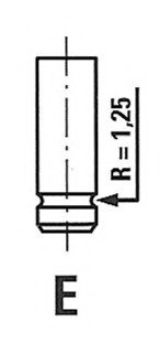 Клапан выпускной RENAULT 4974/R IN FRECCIA R4974/R