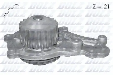 Водяной насос PEUGEOT 206 (2A/C) DOLZ C122