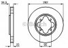 Гальмівний диск HONDA Accord F BOSCH 0986478634 (фото 1)