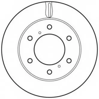 Гальмівний диск передній Fiat Fullback / Mitsubishi L200, Pajero Sport II Jurid 562695JC
