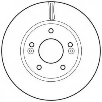Гальмівний диск передній Hyundai Sonata, Tucson, i30 / KIA Carens, Ceed, Magentis, Sportage Jurid 562625JC