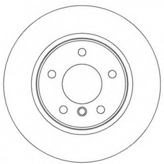 Гальмівний диск задній BMW 1 (E81)(E87), 3 (E90)(E92) Jurid 562310JC