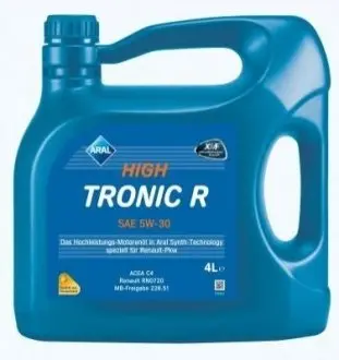 Олива моторна HighTronic R 5W-30 (4 л) ARAL 1555f2