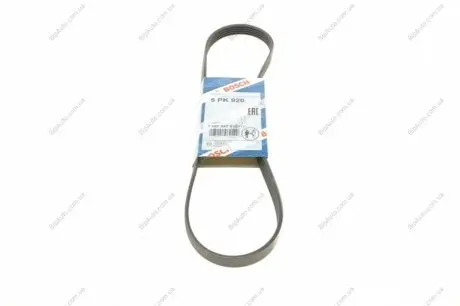 РЕМІНЬ П-КЛИНОВИЙ 5PK920 1 987 947 915 BOSCH 1987947915