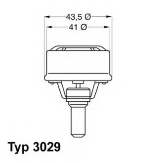 Термостат Renault Volvo WAHLER 3029.89