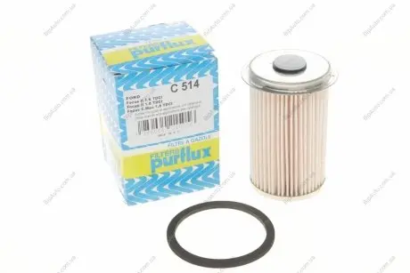Фильтр топливный Ford Focus 1.6/1.8 TDCi 05/05-/Galaxy II 1.8TDCi 4/05- Purflux C514