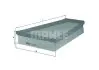 Воздушный фильтр KNECHT MAHLE / KNECHT LX1609 (фото 1)