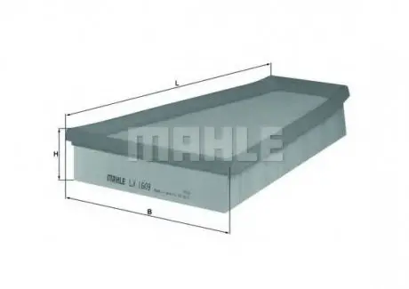 Повітряний фільтр KNECHT MAHLE / KNECHT LX1609