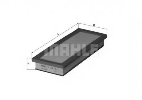 Повітряний фільтр MAHLE MAHLE / KNECHT LX2637