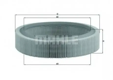 Повітряний фільтр KNECHT MAHLE / KNECHT LX317