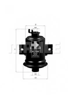 Топливный фильтр KNECHT MAHLE / KNECHT KL139
