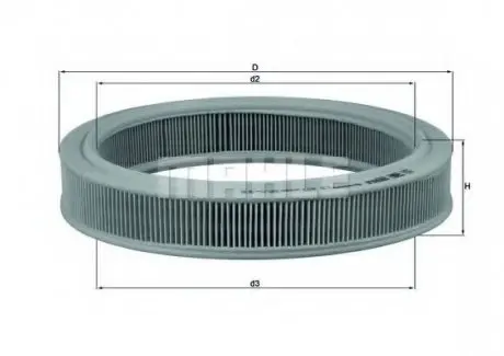 Повітряний фільтр KNECHT MAHLE / KNECHT LX493