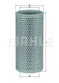 Повітряний фільтр MAHLE ORIGINAL LX 502 MAHLE / KNECHT LX502