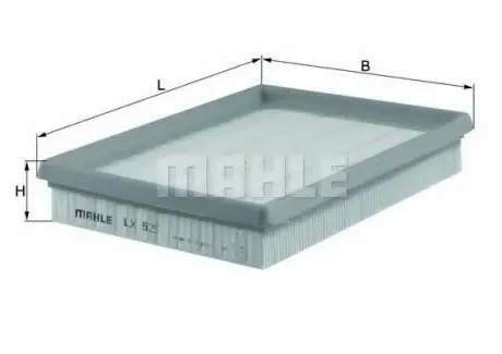 Повітряний фільтр KNECHT MAHLE / KNECHT LX525
