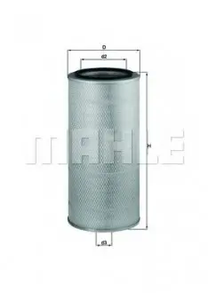 Повітряний фільтр MAHLE MAHLE / KNECHT LX657