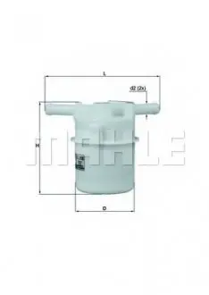 Топливный фильтр MAHLE MAHLE / KNECHT KL205