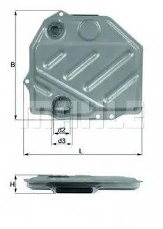 Гидрофильтр, автоматическая коробка передач KNECHT MAHLE / KNECHT HX48