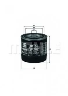 Масляний фільтр MAHLE MAHLE / KNECHT OC53