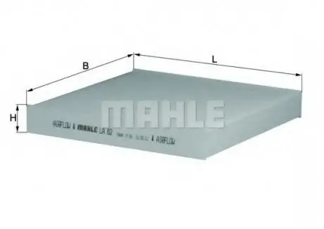 Фильтр, воздух во внутренном пространстве MAHLE MAHLE / KNECHT LA82