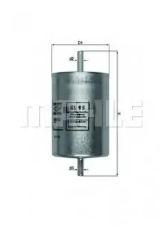 Топливный фильтр MAHLE MAHLE / KNECHT KL95