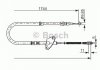 Трос, стояночная тормозная система BOSCH 1987477122