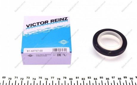 Уплотняющее кольцо, коленчатый вал, Уплотняющее кольцо, распределительный вал VICTOR REINZ 81-42737-00 (фото 1)