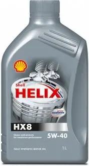 Олива моторна Helix HX8 Synthetic 5W-40 (1 л) SHELL 550040420