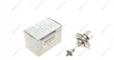Лампа галогенная H4 12V 60, 55W, H412, 104499755, 104499CN5, N0177632, 12342VPB1, L1046002, L10460, RENAULT 7703097171