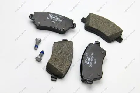 Колодки тормозные дисковые передн, 37395, BA2284, 0986424795, FDB1617, GDB3332DTE, 301641, 098700, RENAULT 410608481R