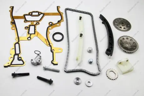 К-кт цепи ГРМ (с шестернями с уплотнениями) Opel Agila Z10XE/XEP/Astra G/H Z12EX/EXP/Z14XEL/XEP/Combo MK II Z14XEP/Corsa B/C/D BGA TC0235FK