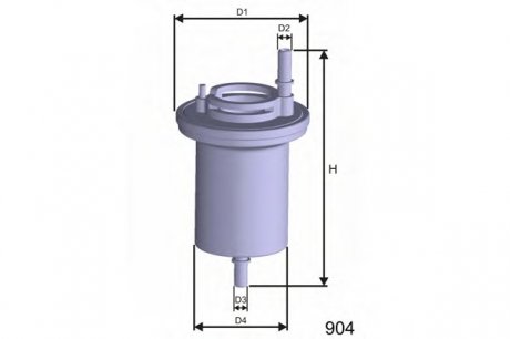 Паливний фільтр MISFAT E100 (фото 1)
