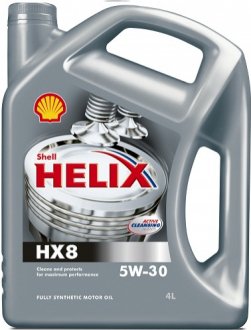 Олива моторна Helix HX8 Synthetic 5W-30 (4 л) SHELL 550040422 (фото 1)