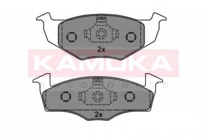 Комплект тормозных колодок, дисковый тормоз KAMOKA JQ1012576 (фото 1)