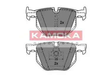 Комплект гальмівних колодок, дискове гальмо KAMOKA JQ1013496