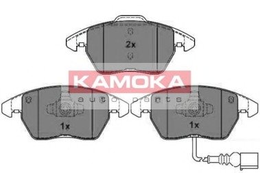 Комплект тормозных колодок, дисковый тормоз KAMOKA JQ1013282 (фото 1)