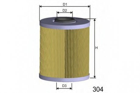 Паливний фільтр MISFAT F105 (фото 1)