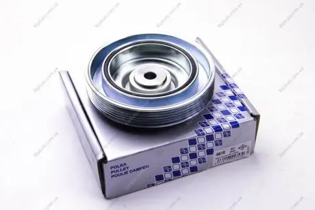 Шків колінвалу Jumpy/Expert/Berlingo 1.9D 98- (DW8/51-70kw) Metalcaucho 04610