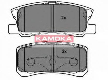 Комплект тормозных колодок, дисковый тормоз KAMOKA JQ1013678