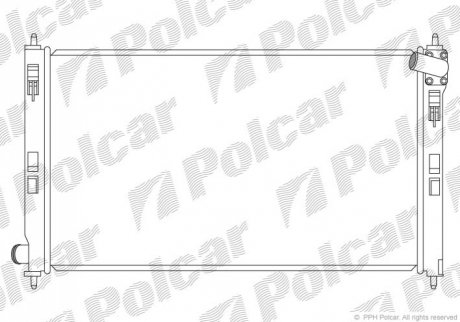 Радіатори охолодження 523408-1 Polcar 5234081 (фото 1)