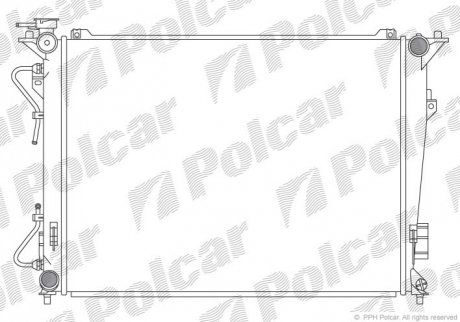 Радіатори охолодження 402608-1 Polcar 4026081 (фото 1)