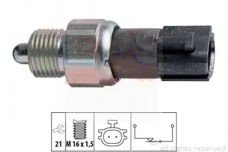 Датчик заднього ходу Nissan Almera, Micra, Primera, X-Trail/ Renault Megane II, Scenic II/ Mazda 6 07- EPS 1.860.232