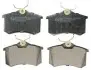 К-кт зад. тормозов. колодок Peugeot 405/Renault Megane CC III (EZ0/1) 10-/VW Golf/Scoda Octavia/Passat Denckermann B110860 (фото 1)