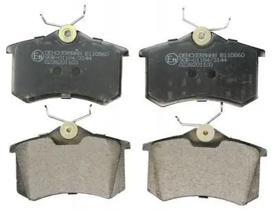 К-кт зад. тормозов. колодок Peugeot 405/Renault Megane CC III (EZ0/1) 10-/VW Golf/Scoda Octavia/Passat Denckermann B110860 (фото 1)