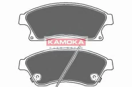 Комплект тормозных колодок, дисковый тормоз KAMOKA JQ1018524