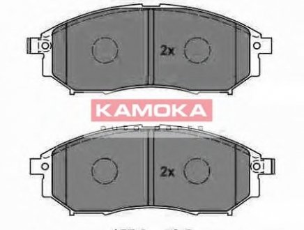 Комплект гальмівних колодок, дискове гальмо KAMOKA JQ1013994