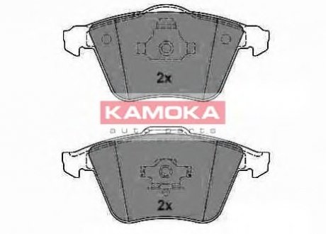 Комплект тормозных колодок, дисковый тормоз KAMOKA JQ1013412 (фото 1)
